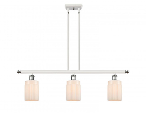 Hadley - 3 Light - 36 inch - White Polished Chrome - Stem hung - Island Light (3442|516-3I-WPC-G341)