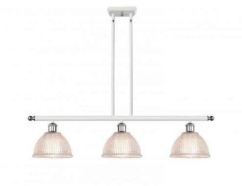 Arietta - 3 Light - 36 inch - White Polished Chrome - Stem hung - Island Light (3442|516-3I-WPC-G422-LED)