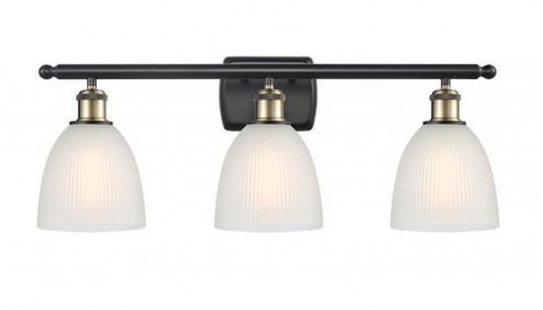Castile - 3 Light - 26 inch - Black Antique Brass - Bath Vanity Light (3442|516-3W-BAB-G381-LED)
