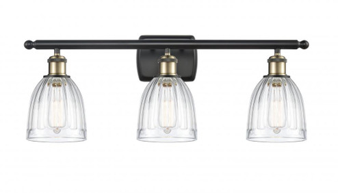 Brookfield - 3 Light - 26 inch - Black Antique Brass - Bath Vanity Light (3442|516-3W-BAB-G442-LED)