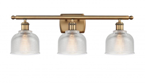 Dayton - 3 Light - 26 inch - Brushed Brass - Bath Vanity Light (3442|516-3W-BB-G412-LED)