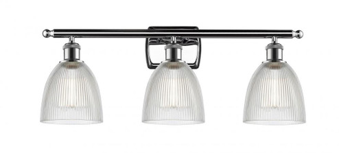 Castile - 3 Light - 26 inch - Polished Chrome - Bath Vanity Light (3442|516-3W-PC-G382-LED)