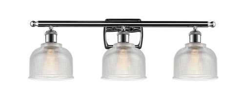 Dayton - 3 Light - 26 inch - Polished Chrome - Bath Vanity Light (3442|516-3W-PC-G412)