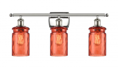 Candor 3 Light Bath Vanity Light (3442|516-3W-PN-G352-COR-LED)