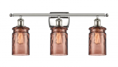 Candor 3 Light Bath Vanity Light (3442|516-3W-PN-G352-TOF-LED)
