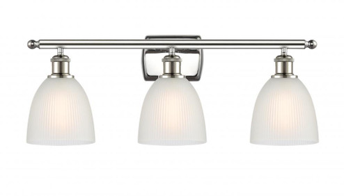 Castile - 3 Light - 26 inch - Polished Nickel - Bath Vanity Light (3442|516-3W-PN-G381-LED)