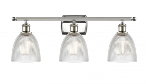 Castile - 3 Light - 26 inch - Polished Nickel - Bath Vanity Light (3442|516-3W-PN-G382)