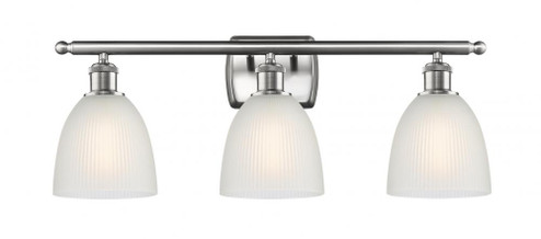 Castile - 3 Light - 26 inch - Brushed Satin Nickel - Bath Vanity Light (3442|516-3W-SN-G381-LED)