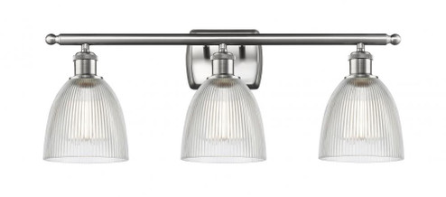 Castile - 3 Light - 26 inch - Brushed Satin Nickel - Bath Vanity Light (3442|516-3W-SN-G382-LED)