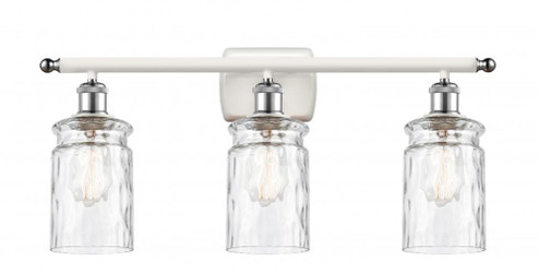 Candor - 3 Light - 25 inch - White Polished Chrome - Bath Vanity Light (3442|516-3W-WPC-G352-LED)