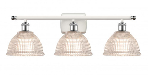 Arietta - 3 Light - 28 inch - White Polished Chrome - Bath Vanity Light (3442|516-3W-WPC-G422-LED)