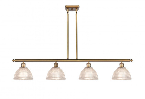 Arietta - 4 Light - 48 inch - Brushed Brass - Stem hung - Island Light (3442|516-4I-BB-G422-LED)