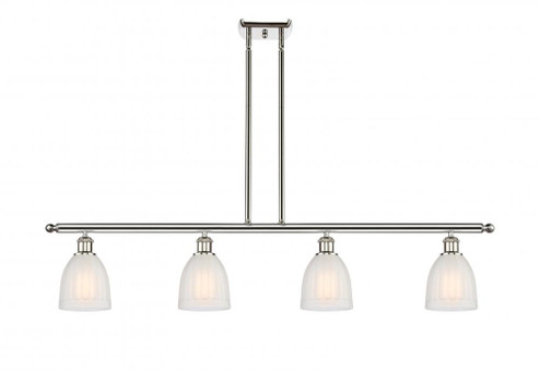 Brookfield - 4 Light - 48 inch - Polished Nickel - Stem hung - Island Light (3442|516-4I-PN-G441-LED)