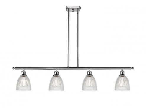 Castile - 4 Light - 48 inch - Brushed Satin Nickel - Stem hung - Island Light (3442|516-4I-SN-G382)