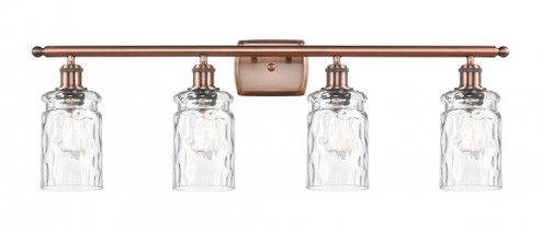 Candor - 4 Light - 35 inch - Antique Copper - Bath Vanity Light (3442|516-4W-AC-G352-LED)