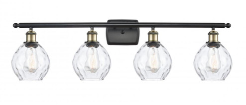 Waverly - 4 Light - 36 inch - Black Antique Brass - Bath Vanity Light (3442|516-4W-BAB-G362-LED)