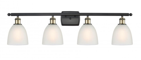 Castile - 4 Light - 36 inch - Black Antique Brass - Bath Vanity Light (3442|516-4W-BAB-G381)
