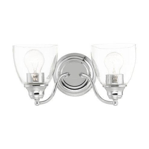 2 Lt Polished Chrome Vanity Sconce (108|15132-05)