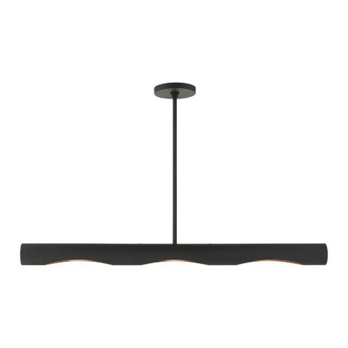 3 Lt Black Linear Chandelier (108|45897-04)