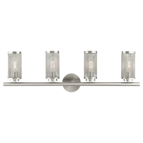 4 Lt Brushed Nickel Bath Vanity (108|14124-91)