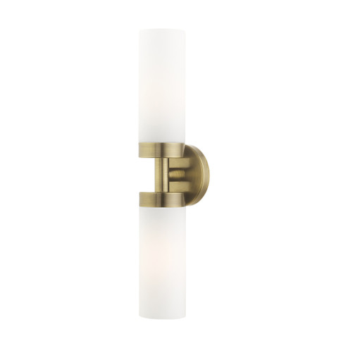 2 Lt Antique Brass ADA Vanity Sconce (108|15072-01)