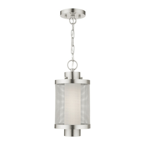 1 Lt Brushed Nickel Pendant (108|20685-91)