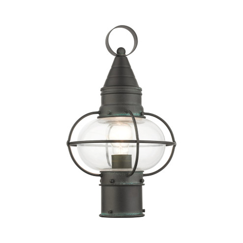 1 Lt Charcoal Outdoor Post Top Lantern (108|26902-61)