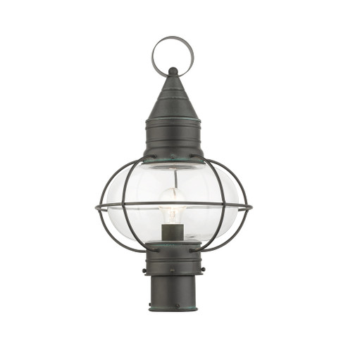 1 Lt Charcoal Outdoor Post Top Lantern (108|26905-61)