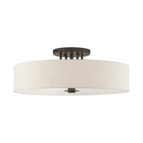 6 Lt English Bronze Semi Flush (108|45848-92)