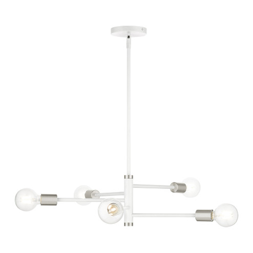 5 Lt White Chandelier (108|45865-03)