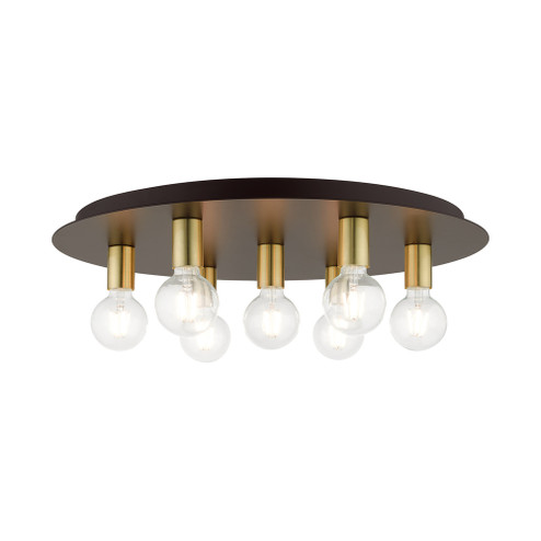 7 Lt Bronze Flush Mount (108|45876-07)