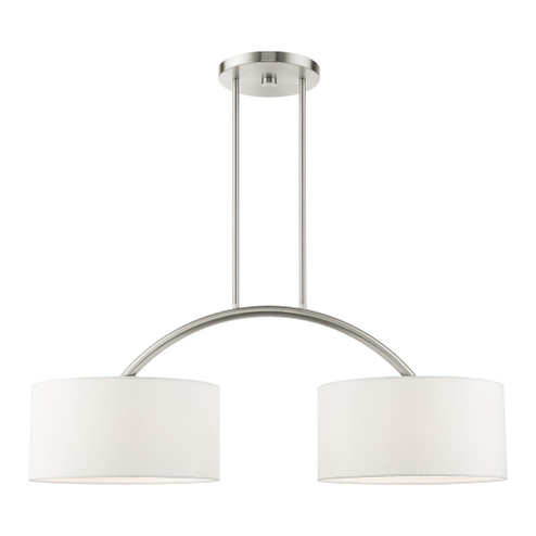 2 Lt Brushed Nickel Linear Chandelier (108|45982-91)
