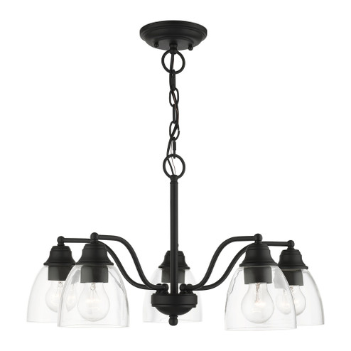 5 Lt Black Chandelier (108|46335-04)