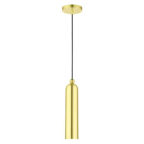 1 Lt Satin Brass Pendant (108|46751-12)