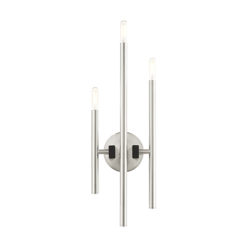 3 Lt Brushed Nickel ADA Triple Sconce (108|49343-91)
