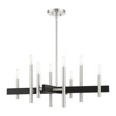 8 Lt Brushed Nickel Chandelier (108|49348-91)