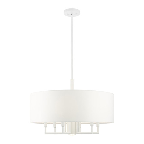 7 Lt White Pendant Chandelier (108|49376-03)
