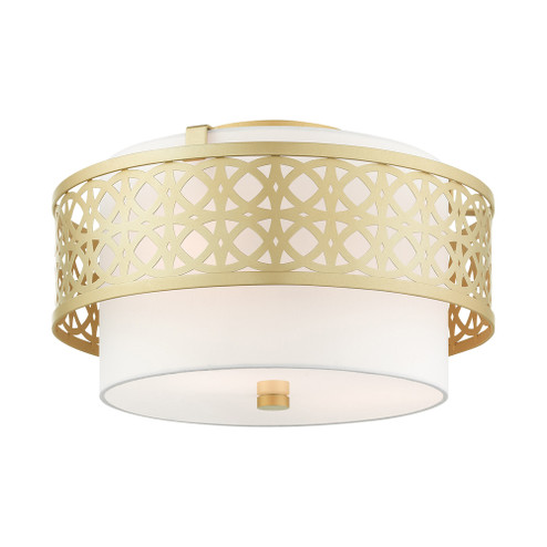 3 Lt Soft Gold Semi Flush (108|49863-33)