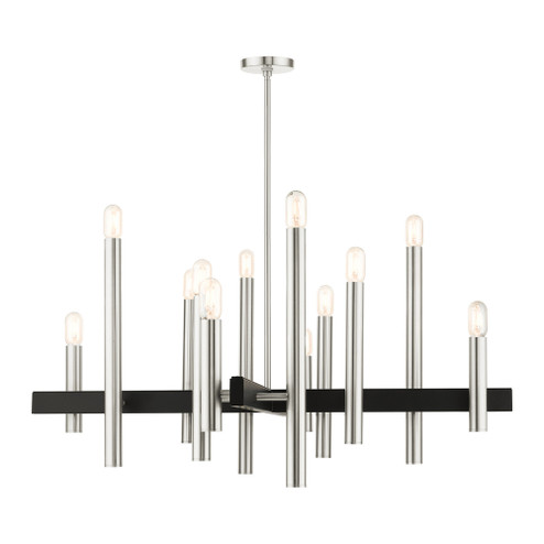 12 Lt Brushed Nickel Chandelier (108|49999-91)
