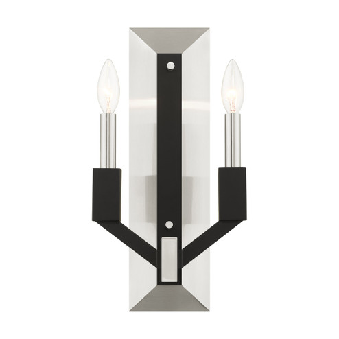 2 Lt Brushed Nickel ADA Double Sconce (108|51162-91)