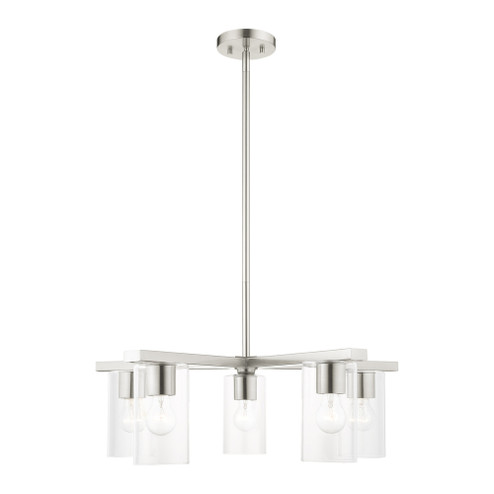 5 Lt Brushed Nickel Chandelier (108|45475-91)