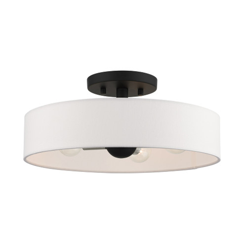 4 Lt Black Semi Flush Mount (108|46927-04)