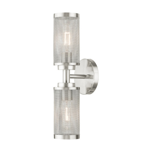 2 Lt Brushed Nickel Wall Sconce (108|14122-91)
