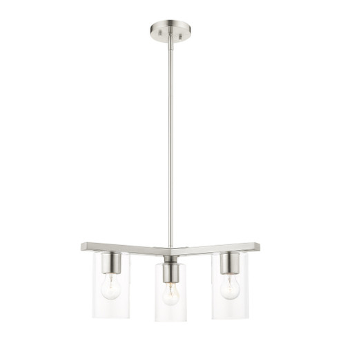 3 Lt Brushed Nickel Chandelier (108|45473-91)