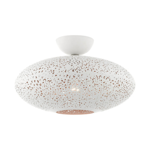 1 Lt White Semi Flush Mount (108|49183-03)