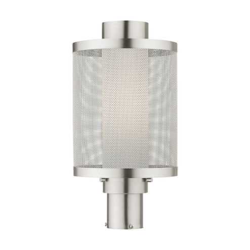 1 Lt Brushed Nickel Post Light (108|20686-91)