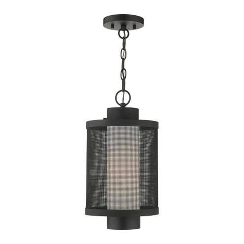 1 Lt Textured Black Pendant (108|20687-14)
