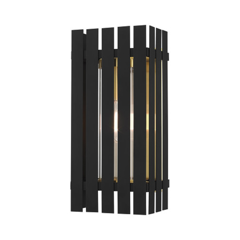 1 Lt Black Outdoor Wall Lantern (108|20753-04)