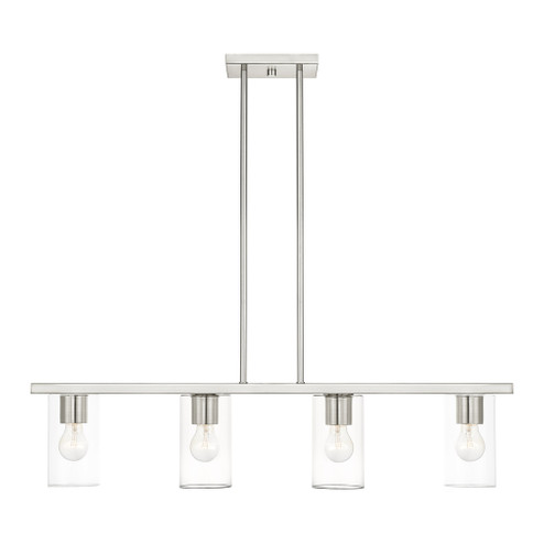 4 Lt Brushed Nickel Chandelier (108|45474-91)