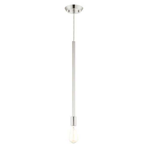 1 Lt Brushed Nickel Pendant (108|45831-91)